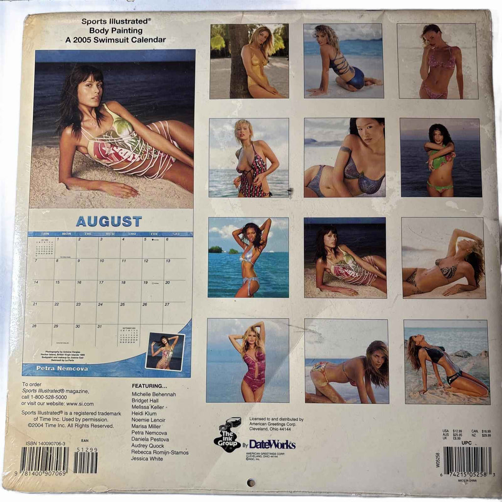 2005 Sports Illustrated Body Painting Swimsuit Calendar