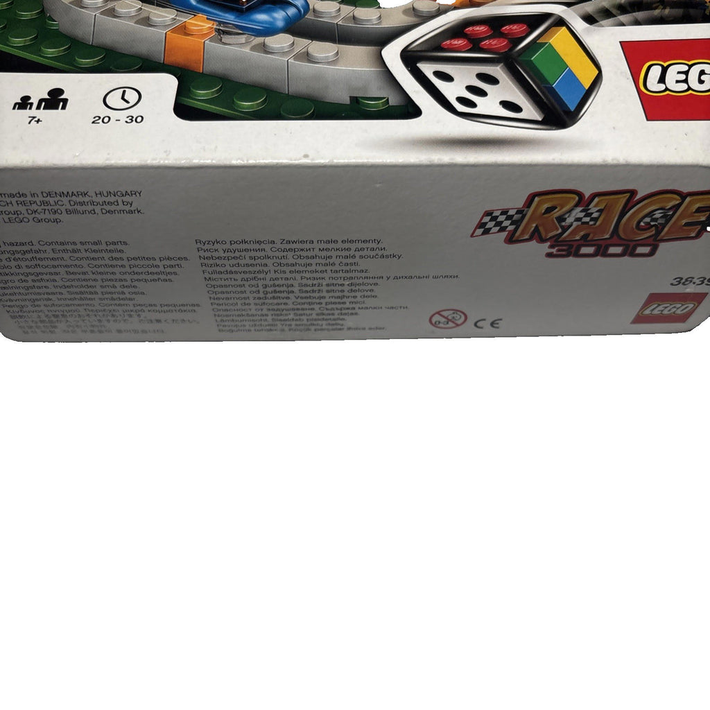 Lego Race 3000 Board Game 3839 Racing Track Complete w/Box & Manuals (Used).