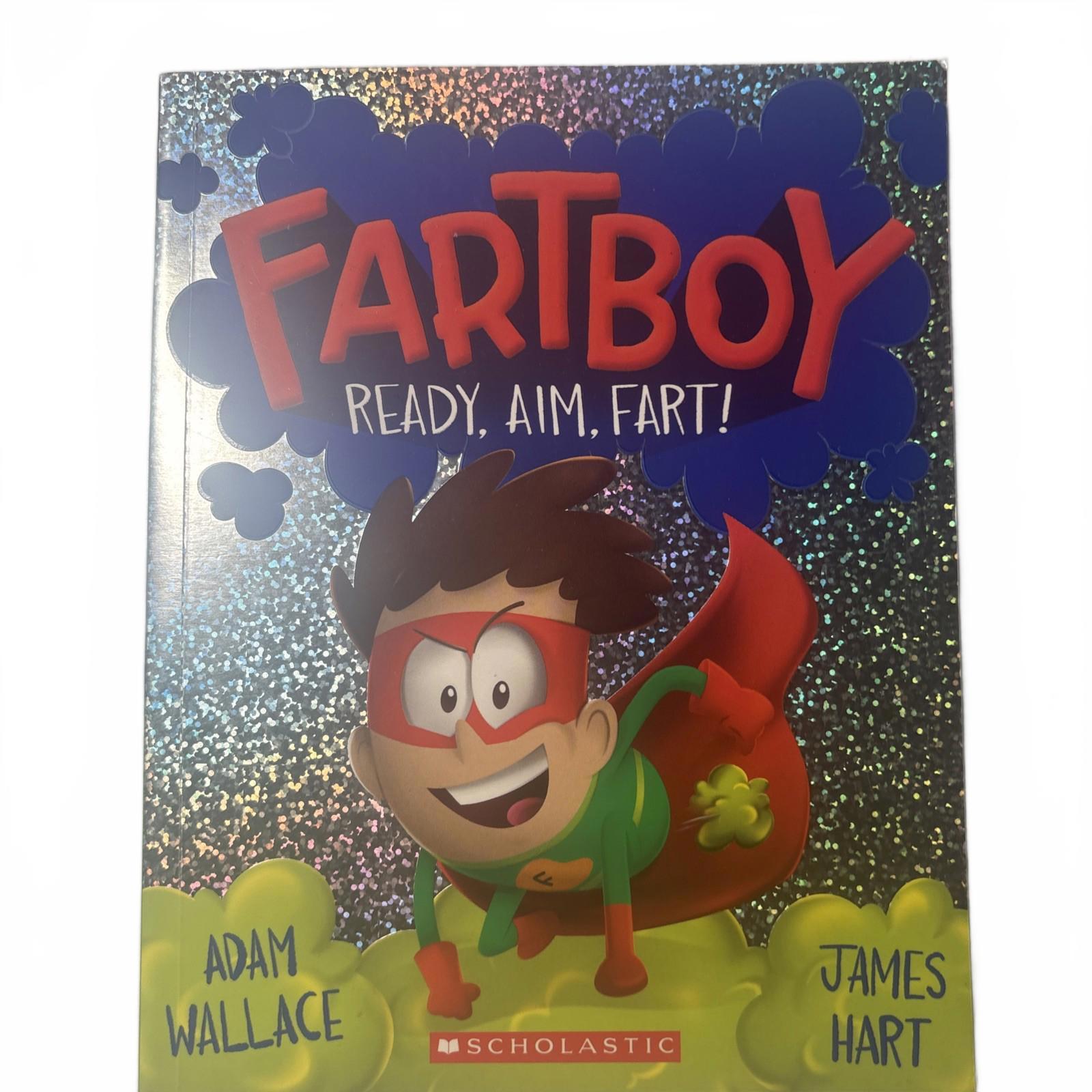 Ready, Aim, Fart! (Fartboy #2) by Adam Wallace (English) Paperback Book - Come Sell Nearly Anything