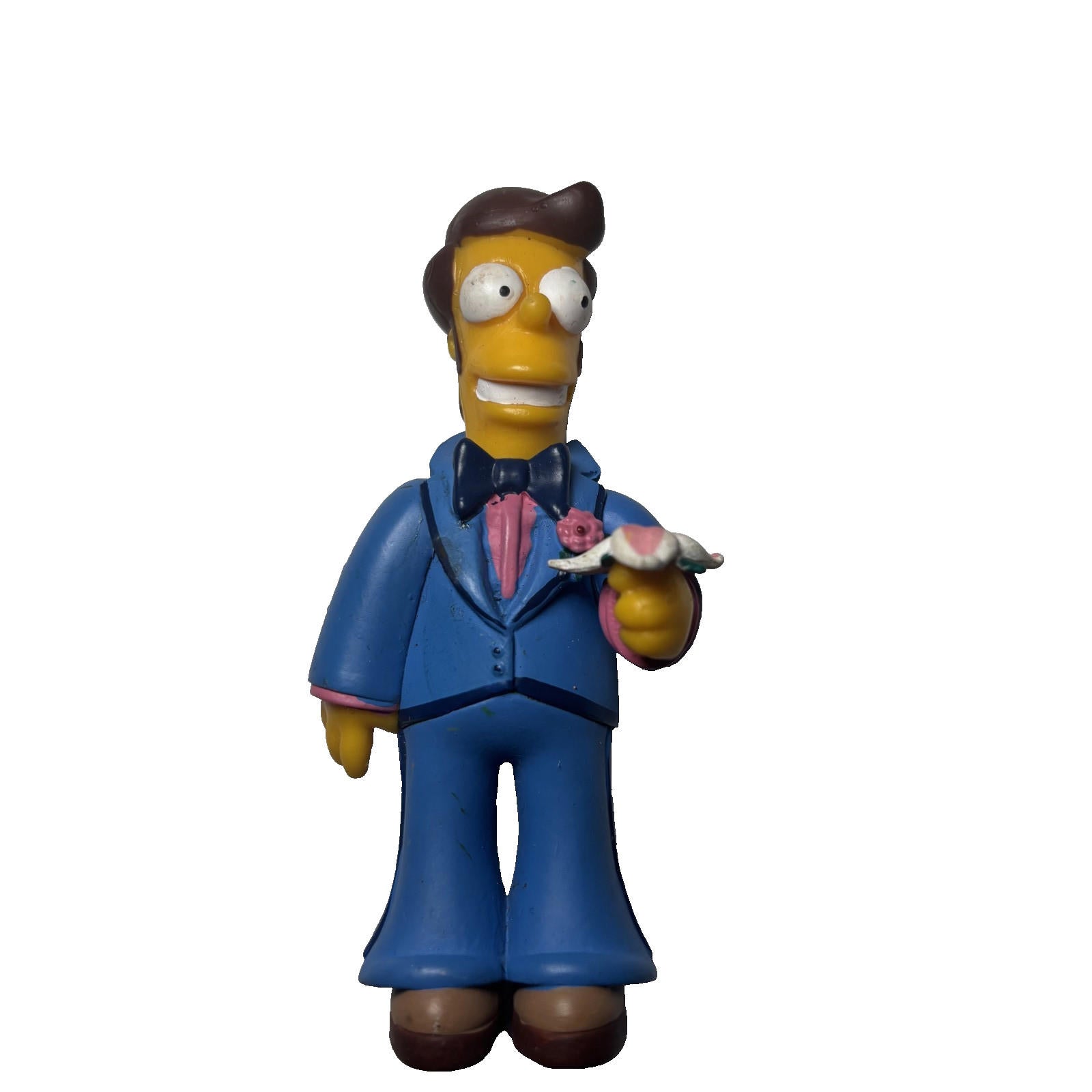 Young Prom Date Homer Fox 2006 Simpsons Figure 3.5" / 90mm Tall Good Condition