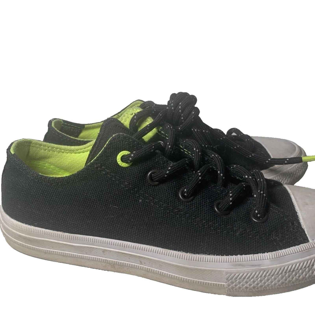 Converse Kid Chuck Taylor All Star II Low Sneaker Ox 5 US 2 Black Volt Gum Lnew.
