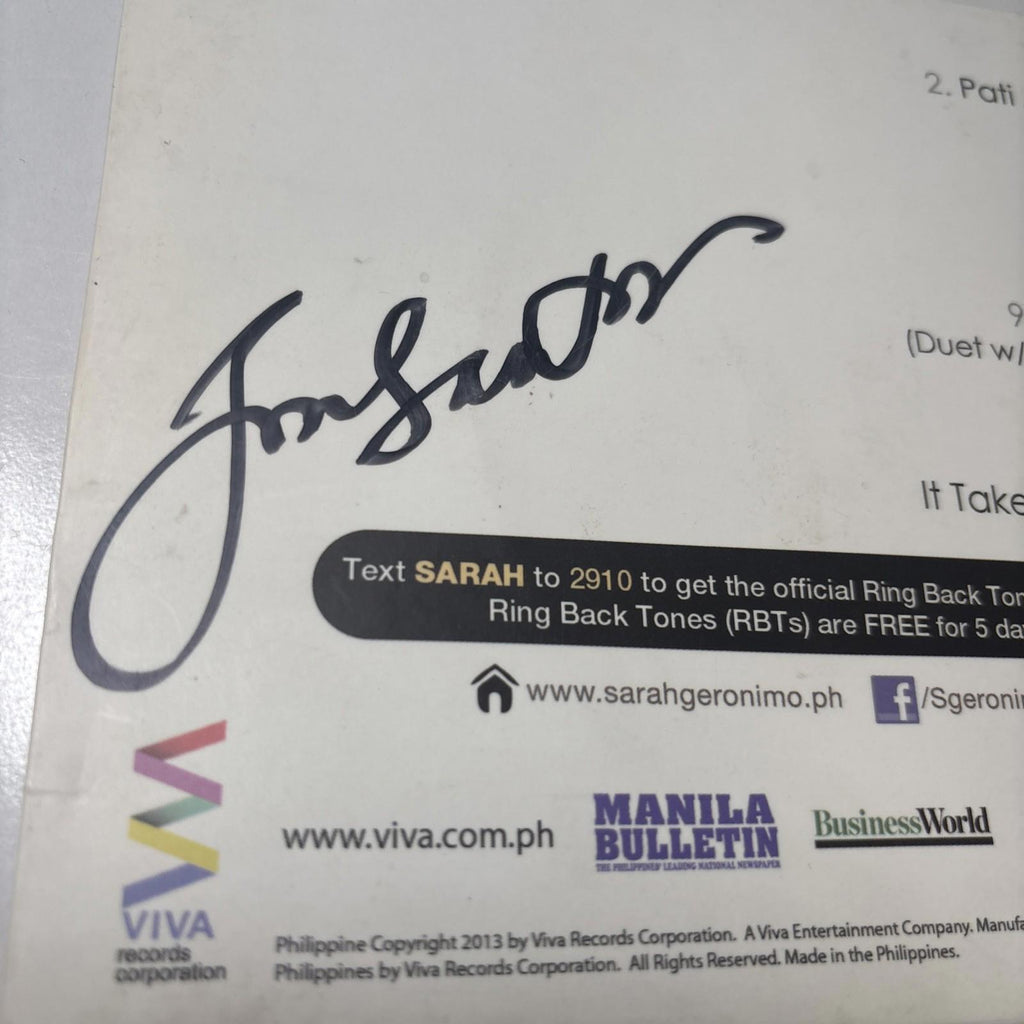 Expressions CD 2009 by Signed By Sarah Geronimo Autograph - Come Sell Nearly Anything