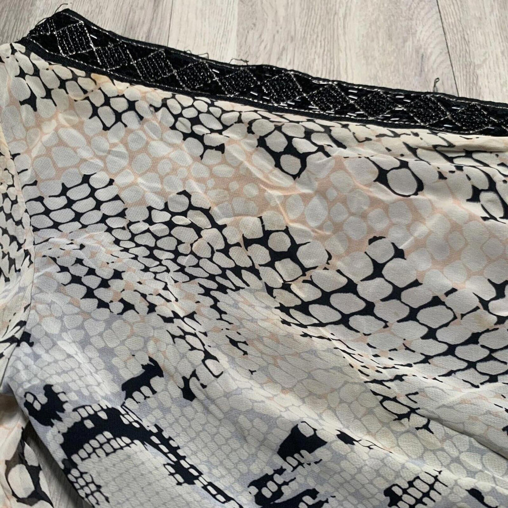 Martini Women's Size XL Snake Print Dress with Beaded Detail VTG - Come Sell Nearly Anything