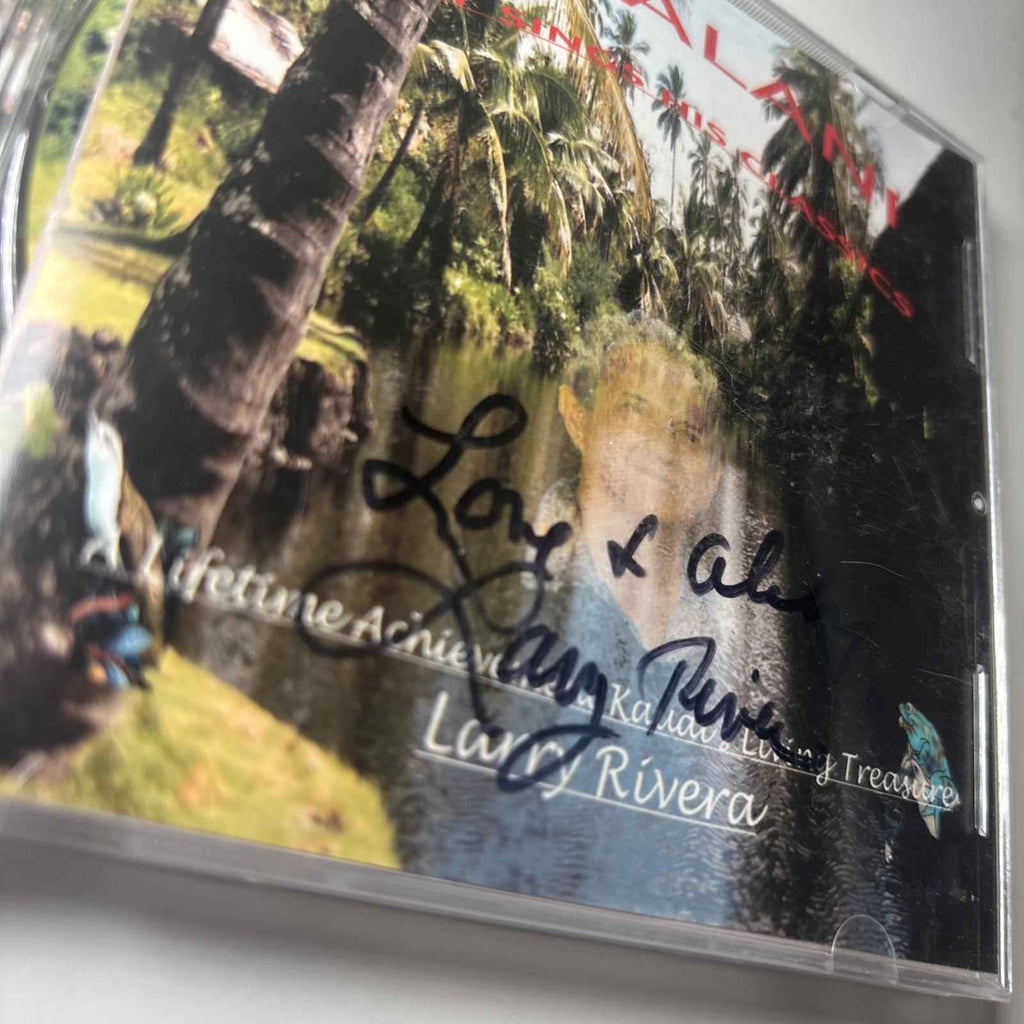 Kamalani Larry Rivera Sings His Classics CD Rare OOP Hawaiian Music 2009 Signed
