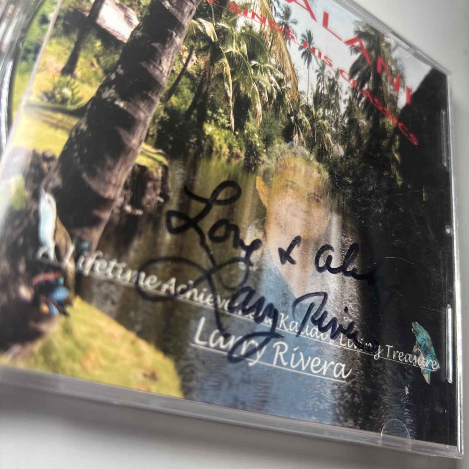 Kamalani Larry Rivera Sings His Classics CD Rare OOP Hawaiian Music 2009 Signed