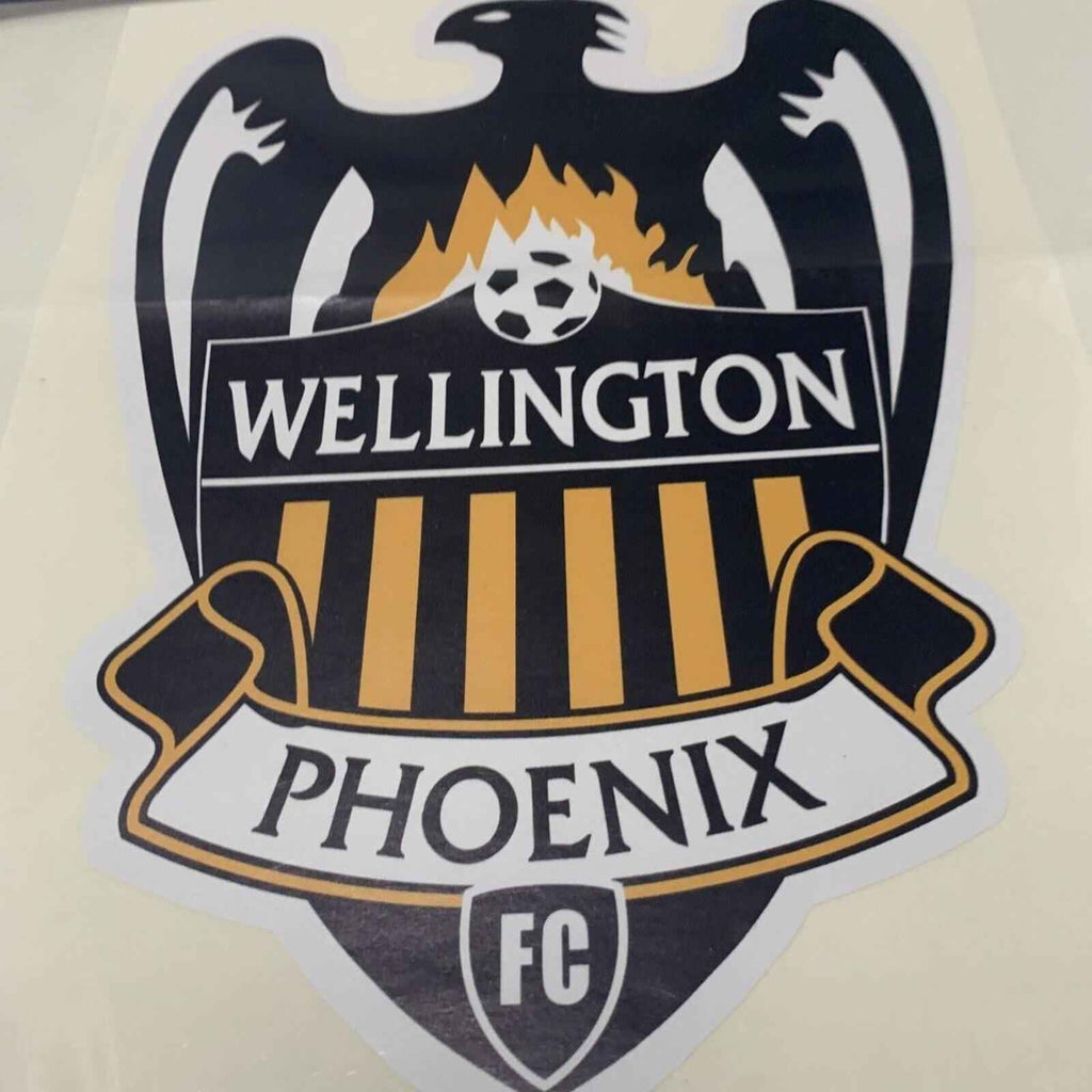 Wellington Phoenix A-League Supersized Mega Team Car Logo Sticker 25cm