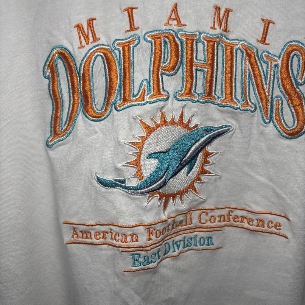 NFL Miami Dolphins White T-Shirt Large Vintage #NFL #MiamiDolphins #TShirt - Come Sell Nearly Anything