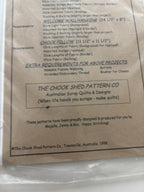 The Chook Shed - Country Welcome Patchwork Wall Hanger Sew Pattern Vintage Craft - Come Sell Nearly Anything