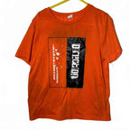 Shein s 6Y Orange and black graphic tee with a bold design #goth #grunge T1-12