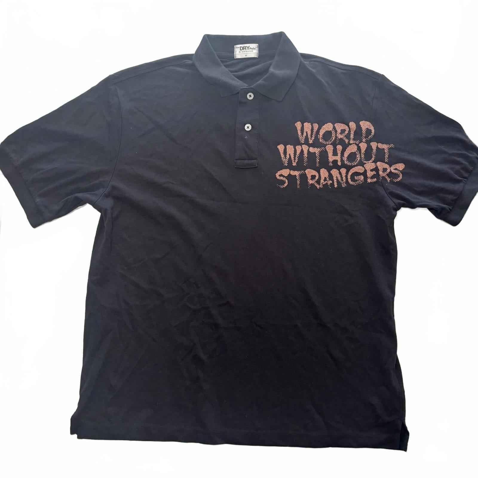 Giordano Medium Men's Black Polo Shirt #Menswear #Polos #Giordano