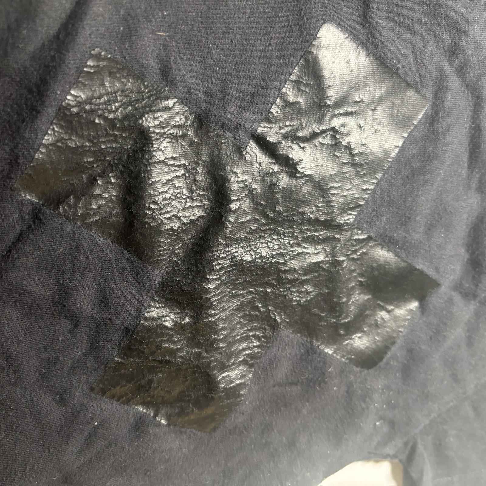 Huxbaby Black Baby T-Shirt with Large X Print, Size 1