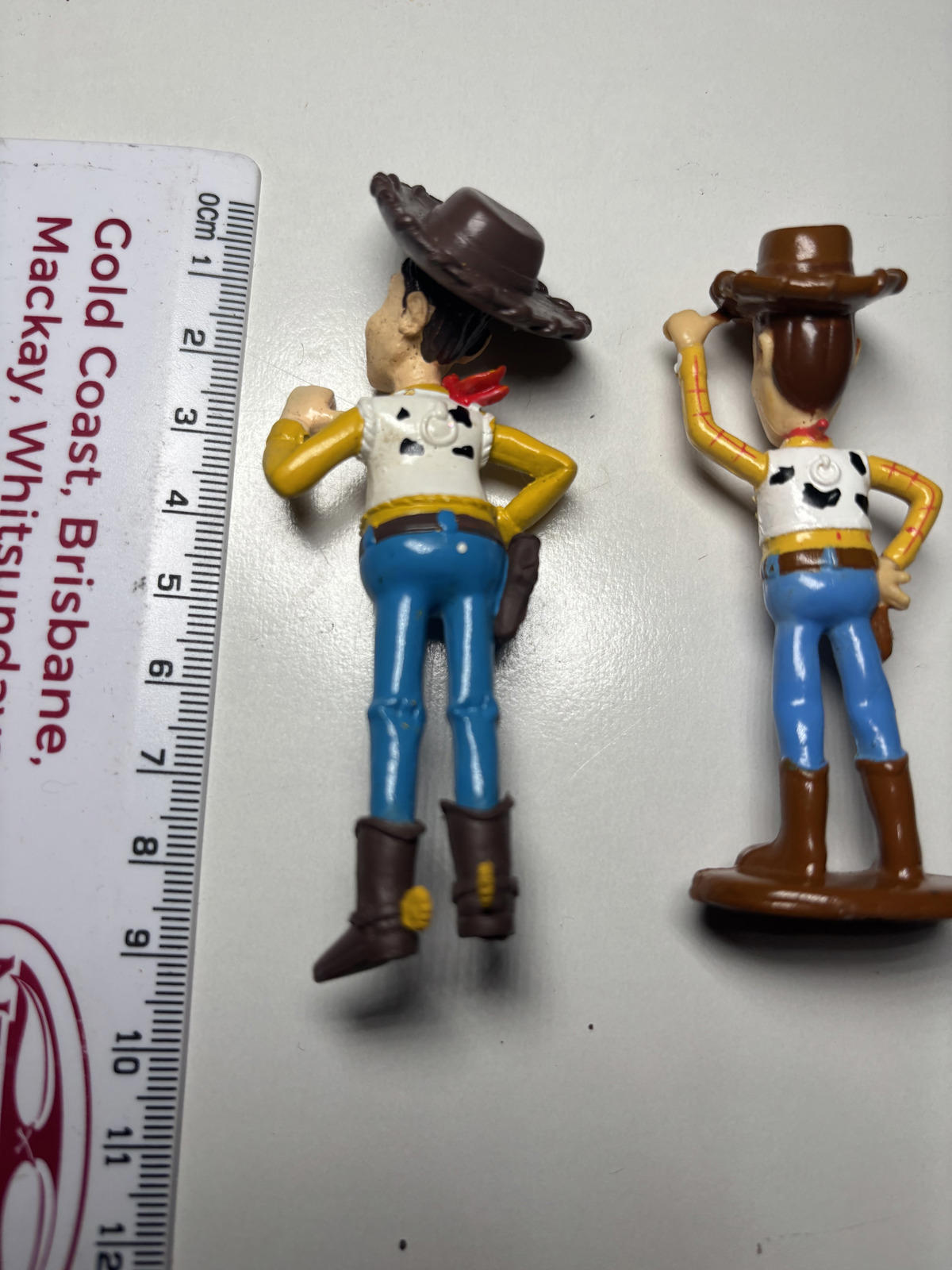 2 x DISNEY Pixar TOY STORY Sheriff WOODY Plastic Action FIGURES Toys