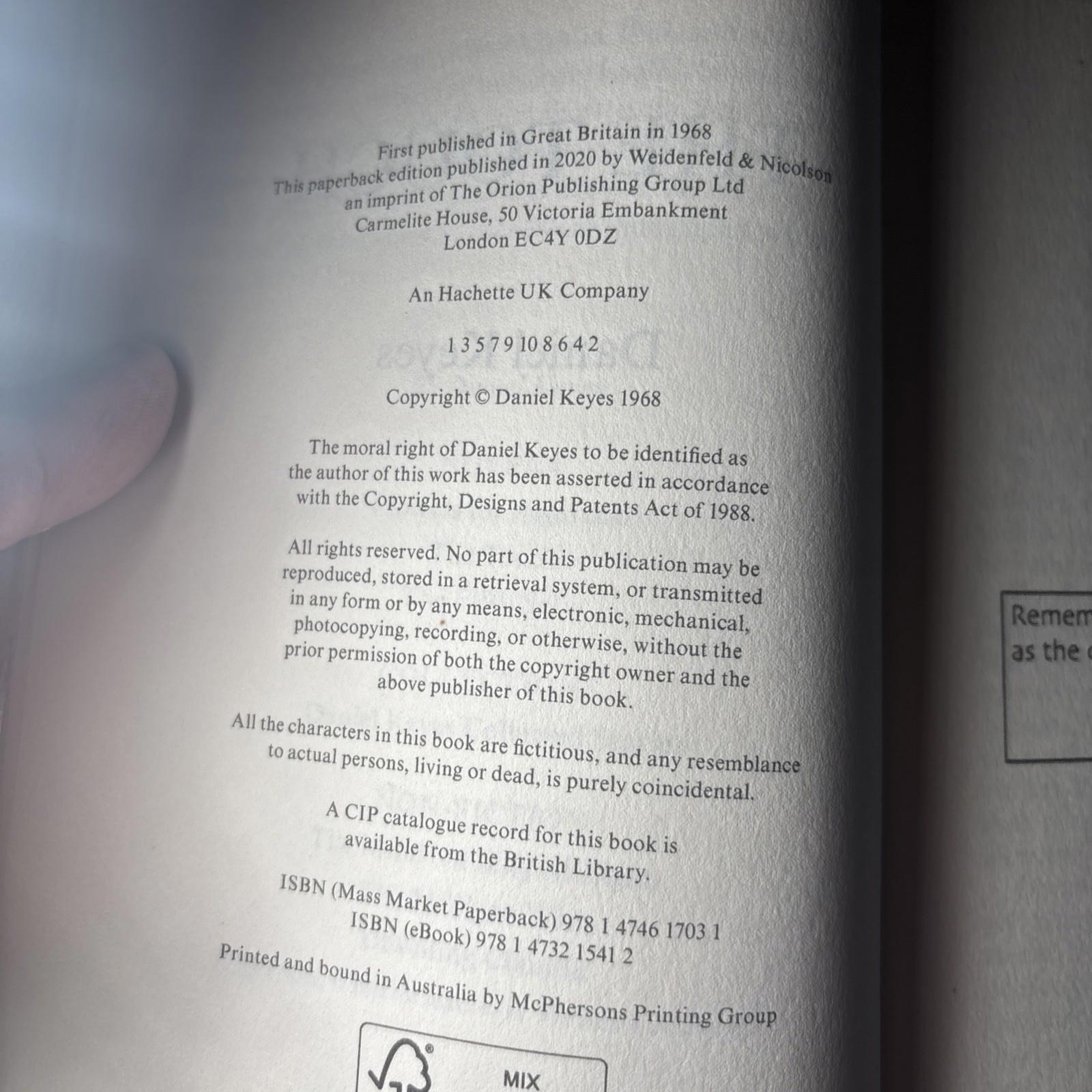 The Touch by Daniel Keyes (English) Paperback Book - Come Sell Nearly Anything