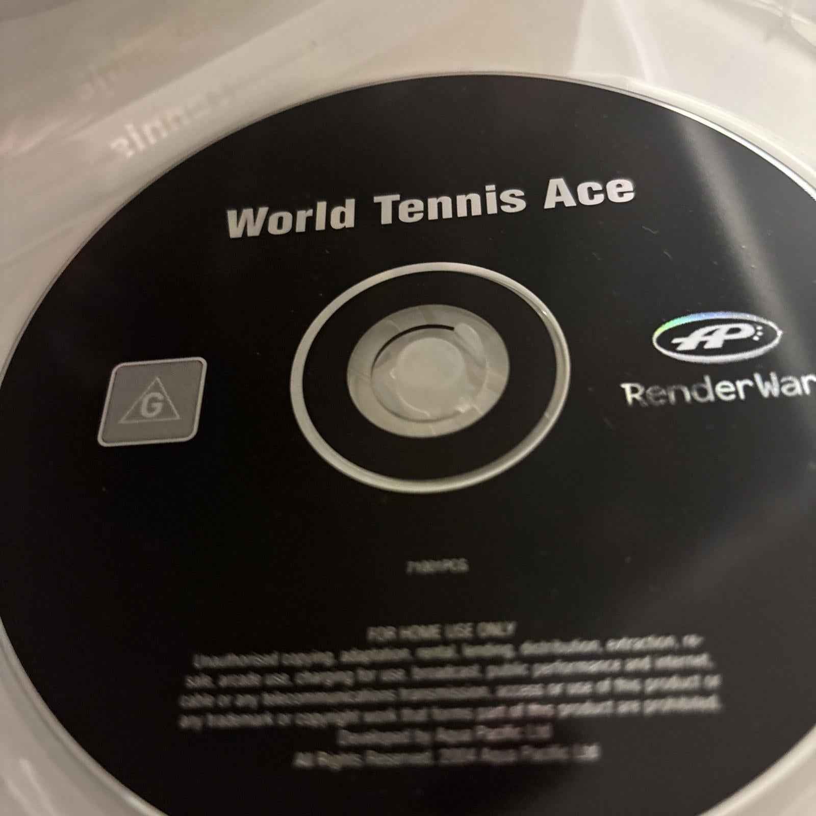 WORLD TENNIS ACE PC GAME CD ROM RENDERWARE
