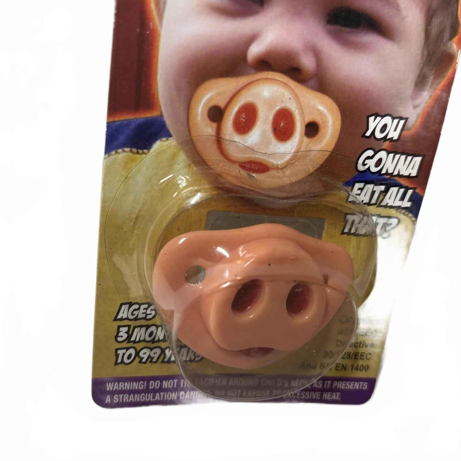Lil Piglet Dummy Pacifier Halloween Original Billy Bob Boy Girl - Brand New