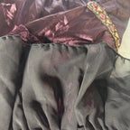 Sass Women's Purple Vintage Satin Skirt Size 10 Y2K Goth Style