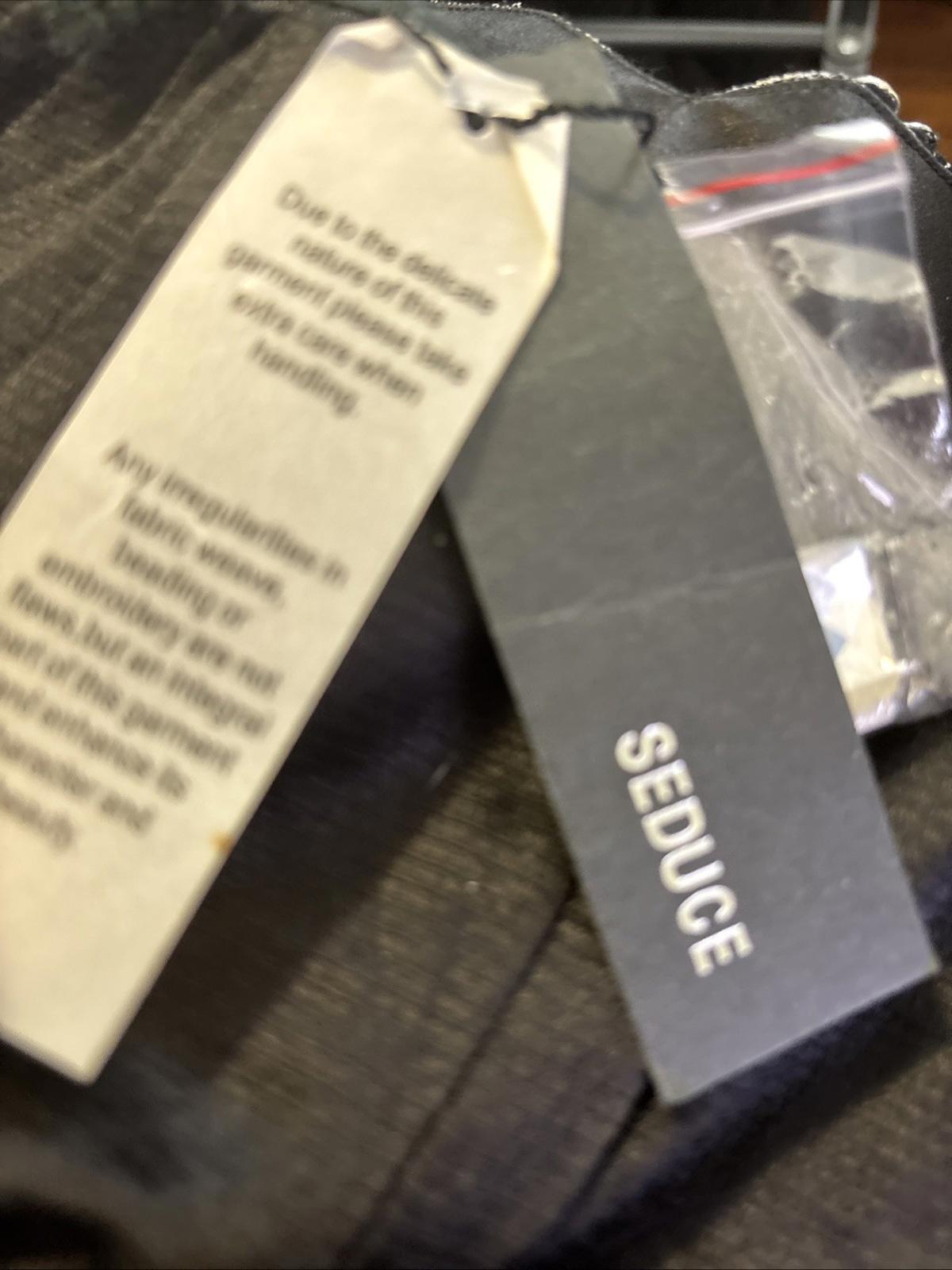 SCOOP FRONT Mirrored Gem Front Black Mini BNWT Seduce Size 10 COCKTAIL DESIGNER - Come Sell Nearly Anything