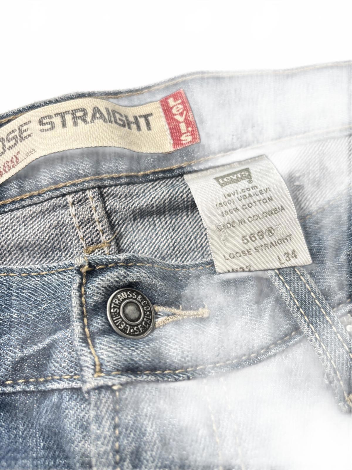 Levi's Men's 569 Loose Straight Jeans Size 34 Vintage Denim