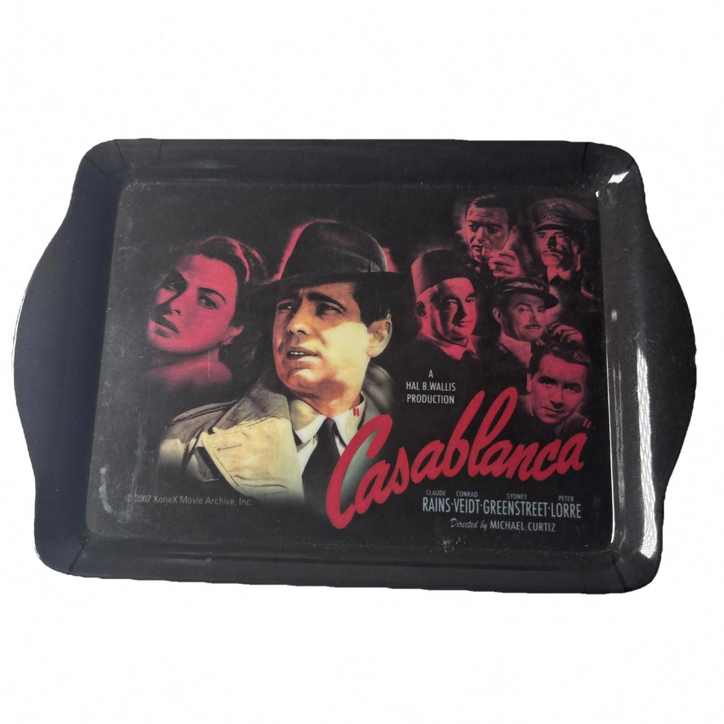 Casablanca VTG Receipt Card Tray, Humphrey Bogart, Ingrid Bergman