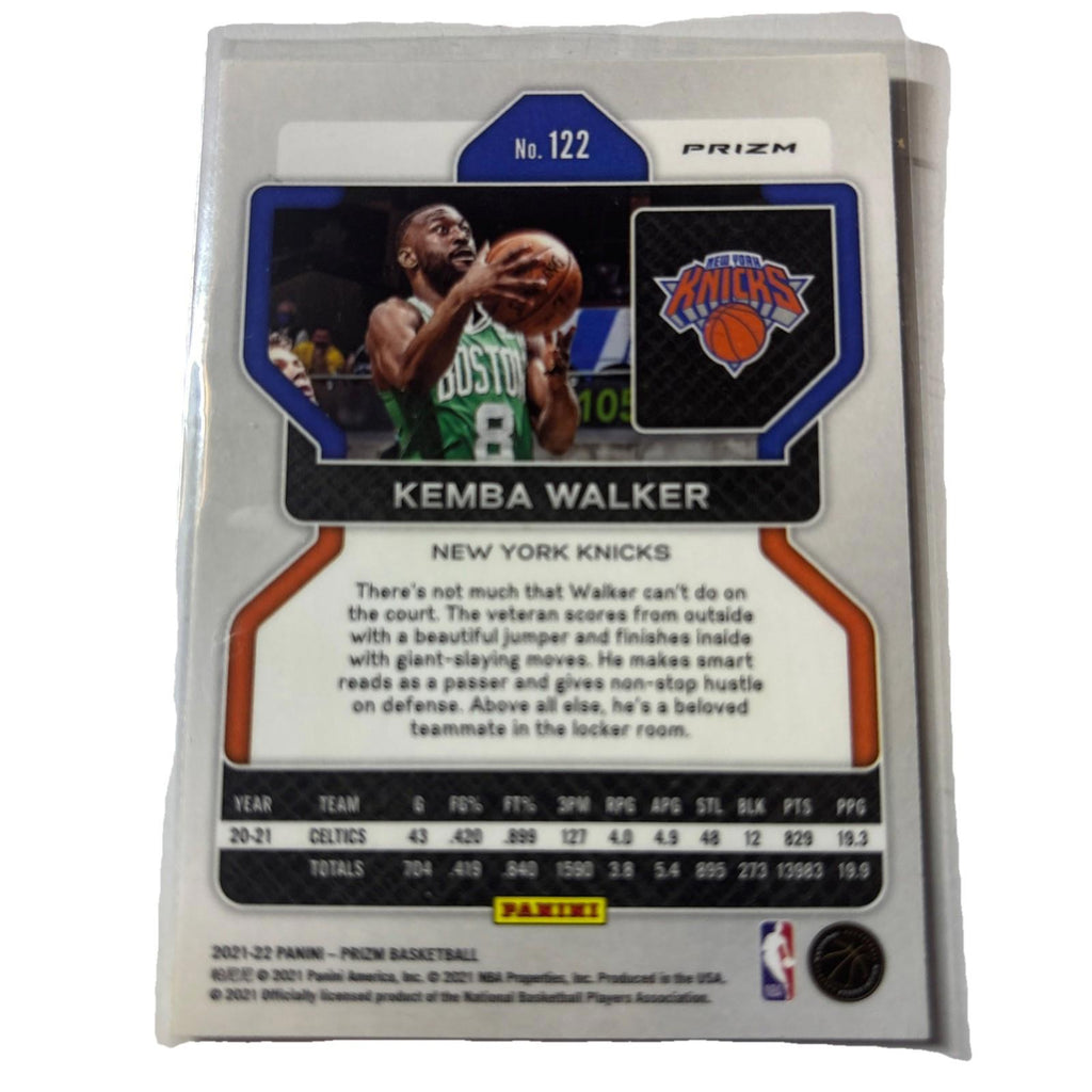 2021/22 Panini Prizm FACTORY SET KEMBA WALKER GREEN HYPER PRIZM KNICKS #122