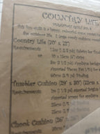 The Chook Shed - Country Life - Patchwork Wall Hanger Sew Stitch Vintage Craft - Come Sell Nearly Anything