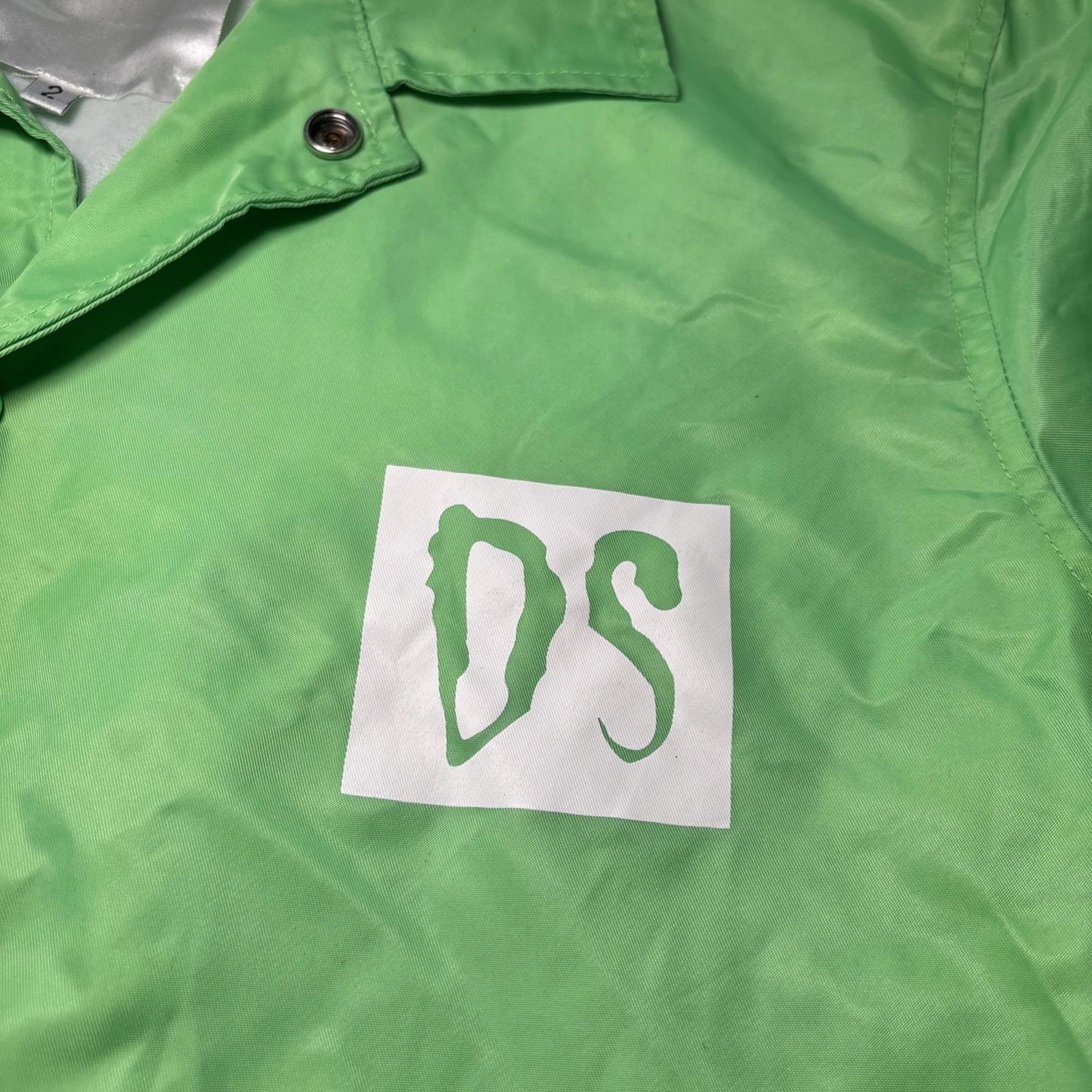 Genuine New Dead Studios Jacket  Box Logo Long Sleeve Green Y2K Size 2 (S/M)