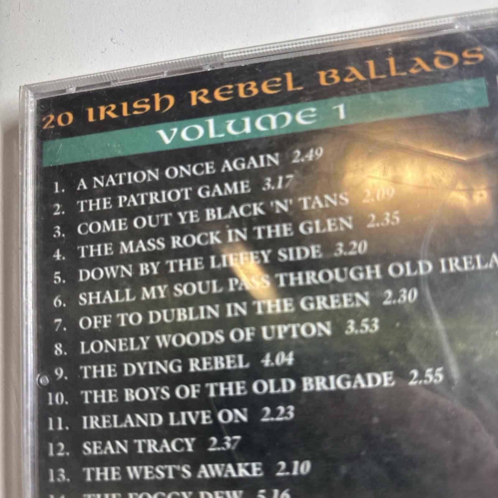 20 Great Irish Ballads, Rebel Songs and Instrumentals