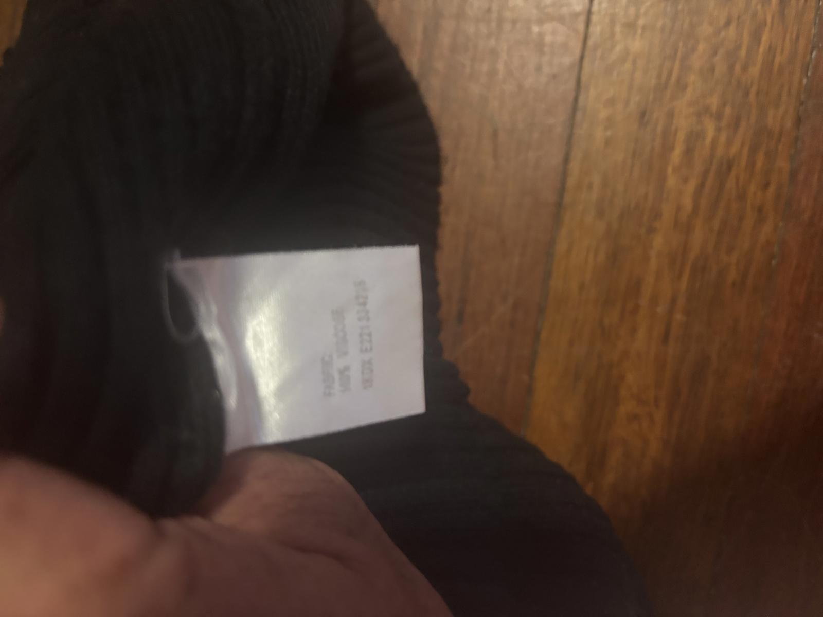 Valleygirl Black Ribbed Long Sleeve Knit Dress - Come Sell Nearly Anything