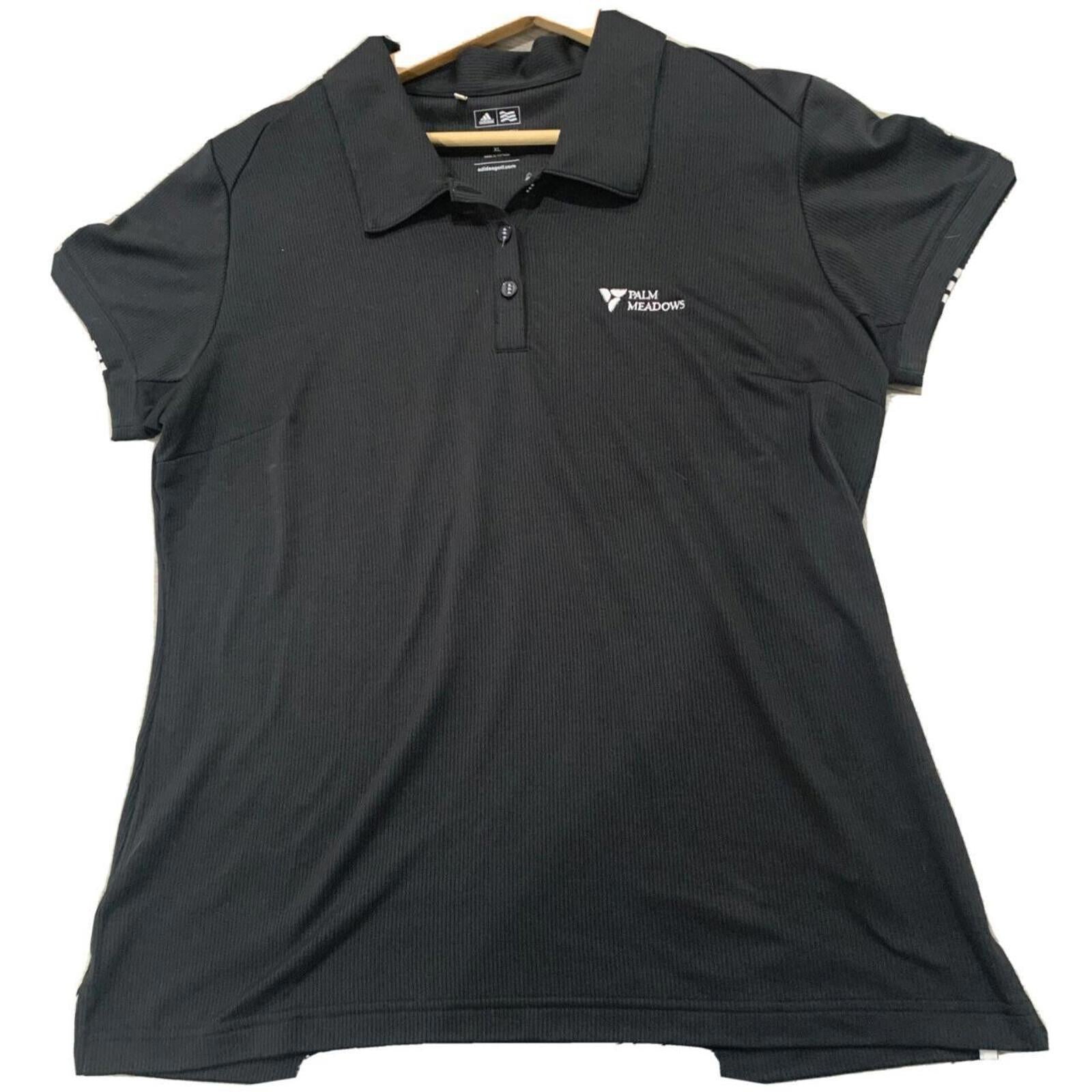 Adidas Climacool Palm Meadows Black Golf Polo Shirt XL. - Come Sell Nearly Anything