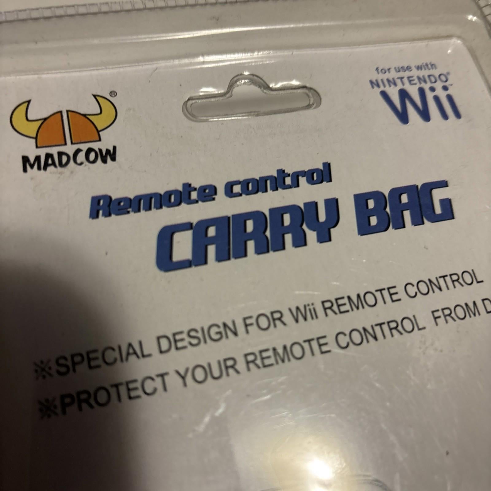 Brand New and Sealed Nintendo Wii Remote Control Carry Bag Madcow