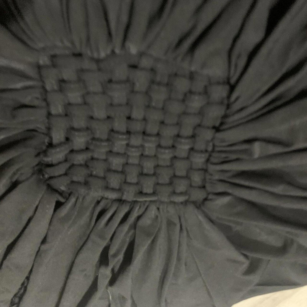 Into Fashion Black Top Shirt Blouse Black Stocked Waist Size S - Come Sell Nearly Anything