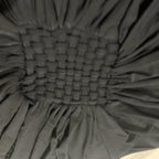 Into Fashion Black Top Shirt Blouse Black Stocked Waist Size S - Come Sell Nearly Anything