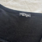 Kariha Women's Long Sleeve Top Size 12 Black Embellished - Come Sell Nearly Anything