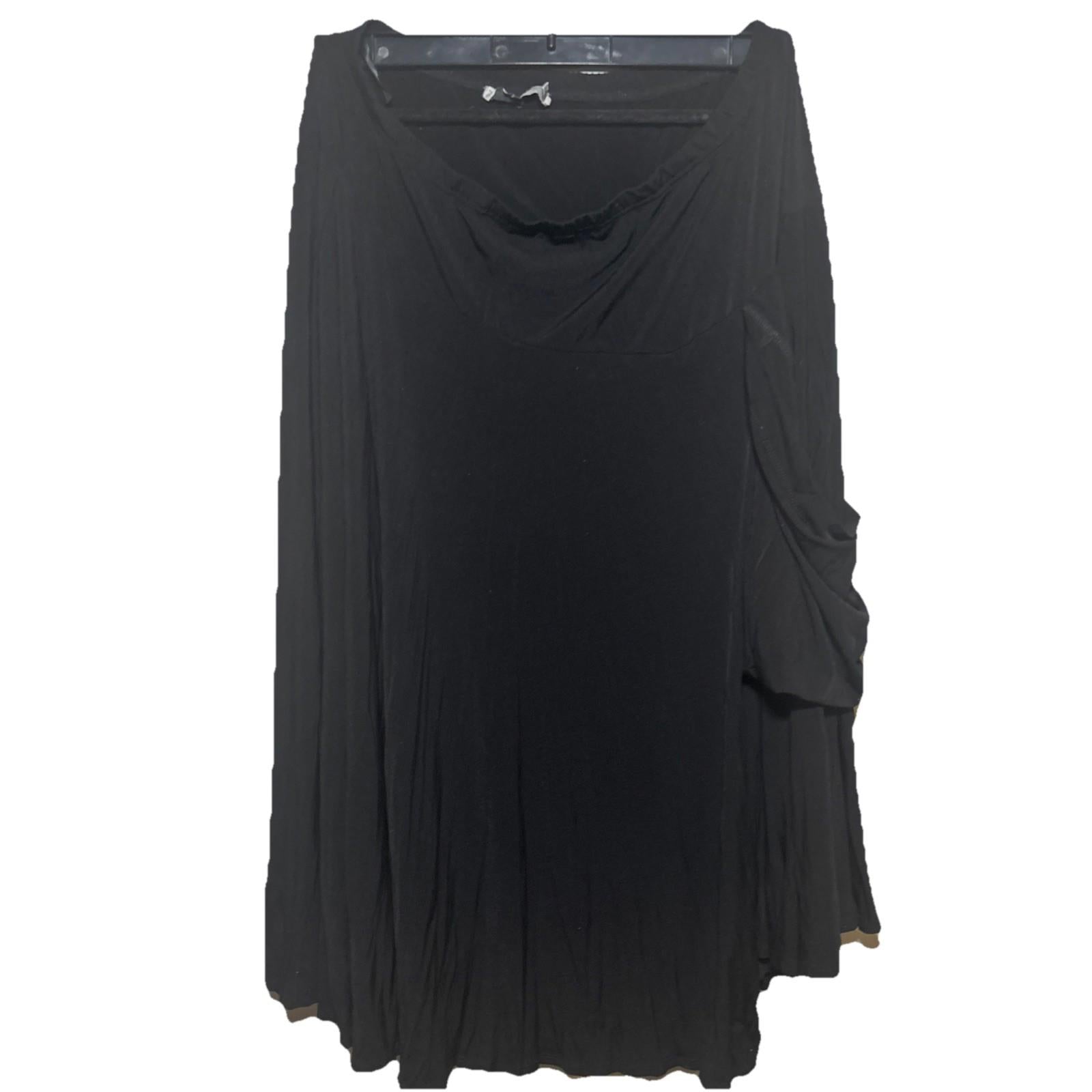 Womens Skirt With Pouch Sz 16 Black Stretch Work Formal Stitches Vintage - Come Sell Nearly Anything