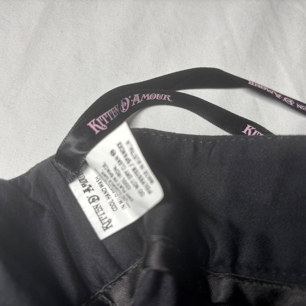 Kitten D'Amour Women's Black Skirt Size 16 Elegant Ruffle Detail - Come Sell Nearly Anything