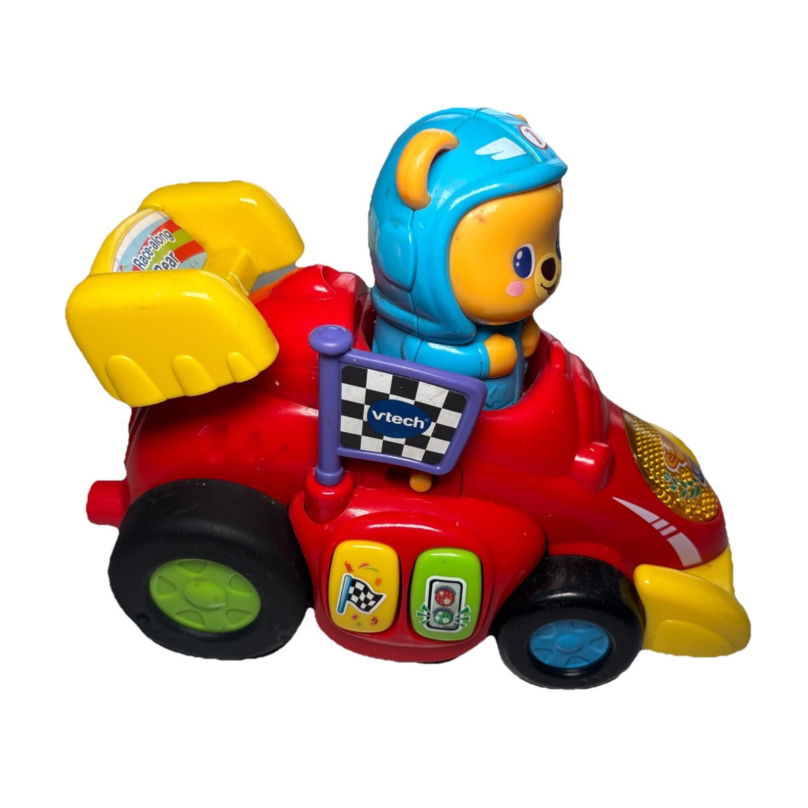 VTech Baby Race-Along Bear Press & Pull Educational Toy Baby Musical Toy 2019