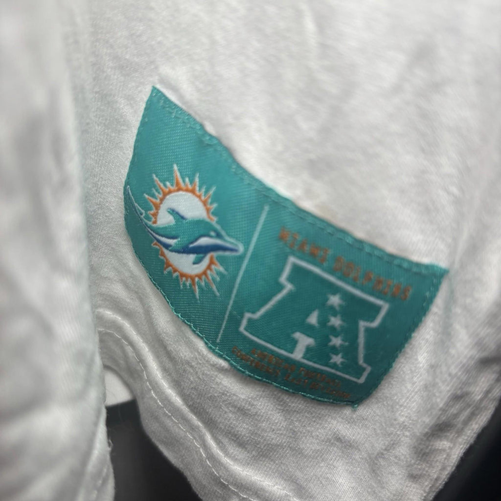 NFL Miami Dolphins White T-Shirt Large Vintage #NFL #MiamiDolphins #TShirt - Come Sell Nearly Anything