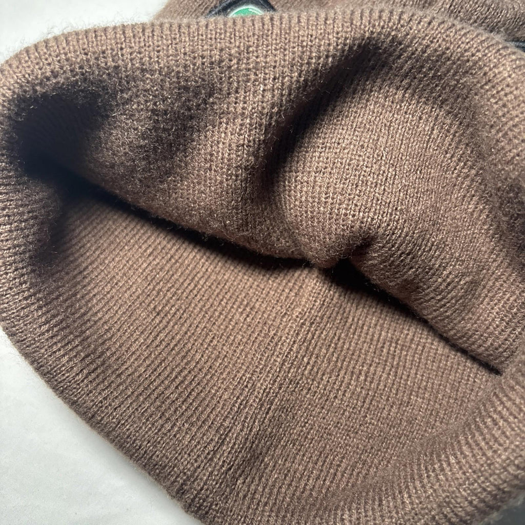 Fortnite Beanie Hat Brown One Size 55cm Knit Winter Casual