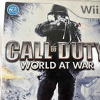 Call of Duty: World at War Nintendo Wii 2008 Shooter with Manual PAL VGC
