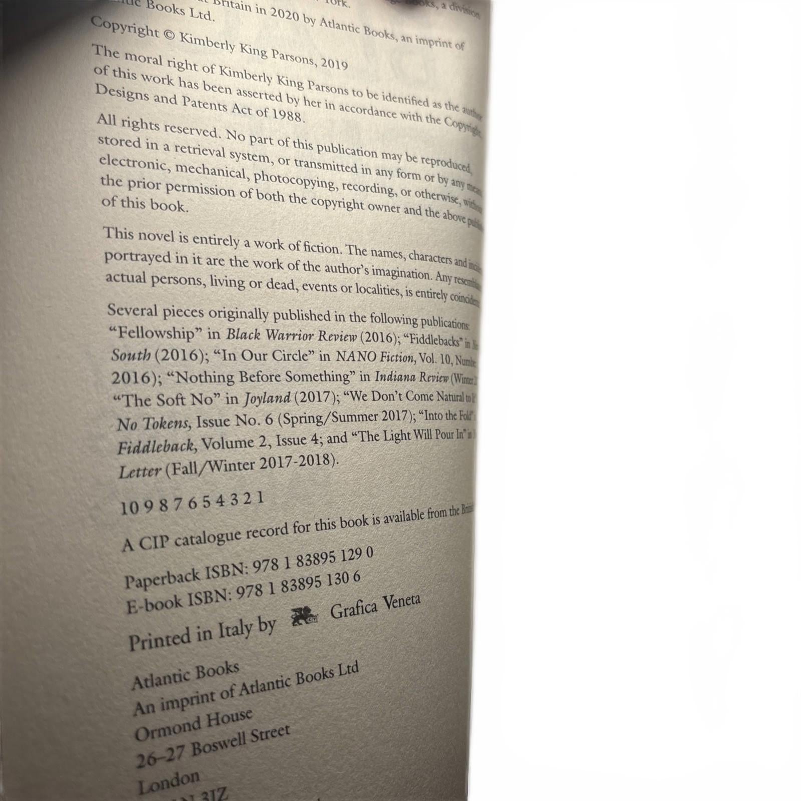 Black Light by Kimberly King Parsons (English) Paperback Book - Come Sell Nearly Anything