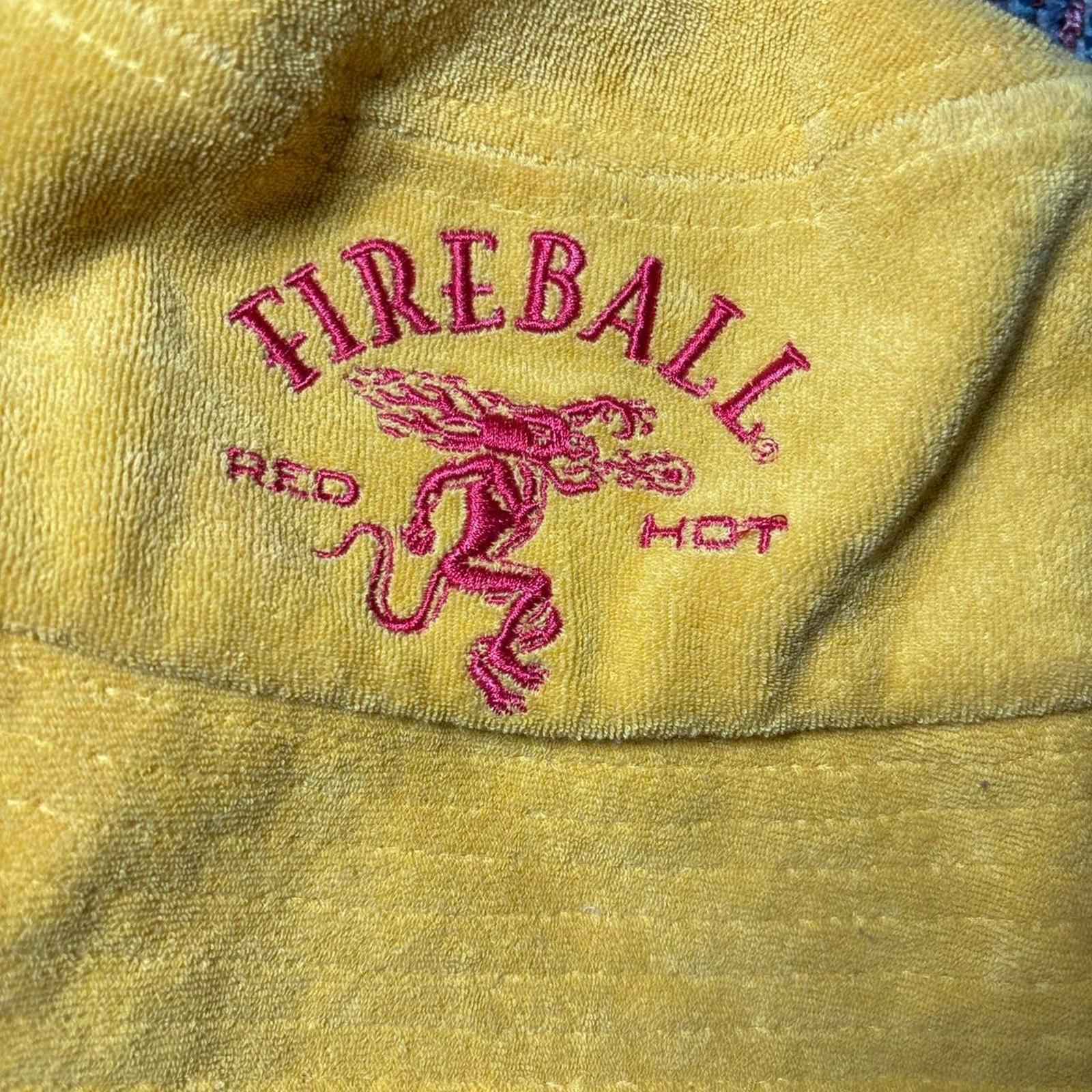 Yellow and red Fireball buck hat #buckhats Red Hot!