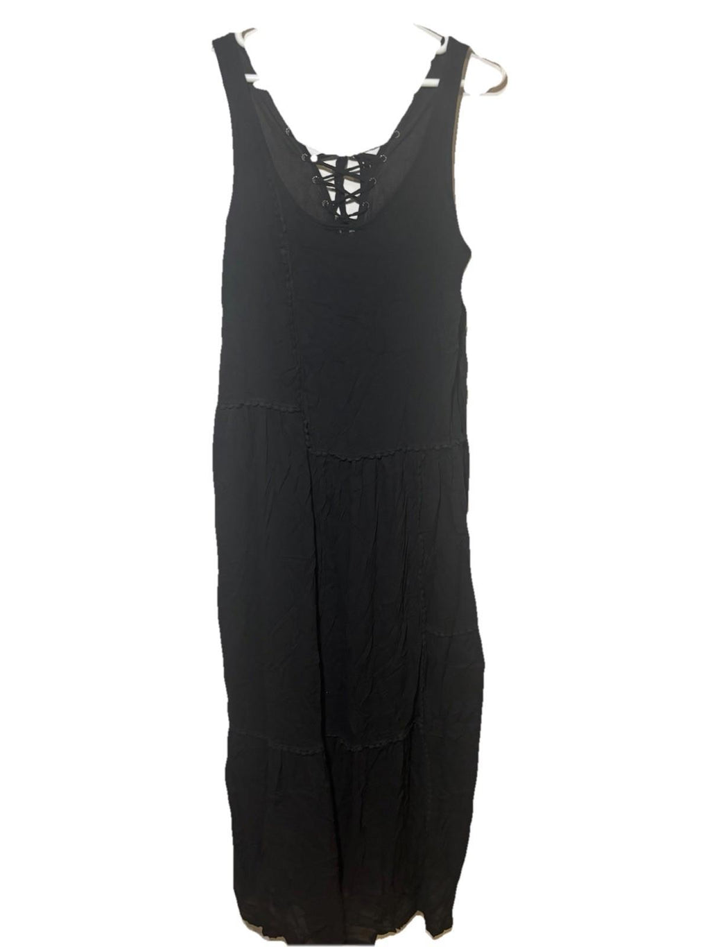 Black Long Dress by Angle Biba size 12 90s Goth Emo Grunge - - Come Sell Nearly Anything