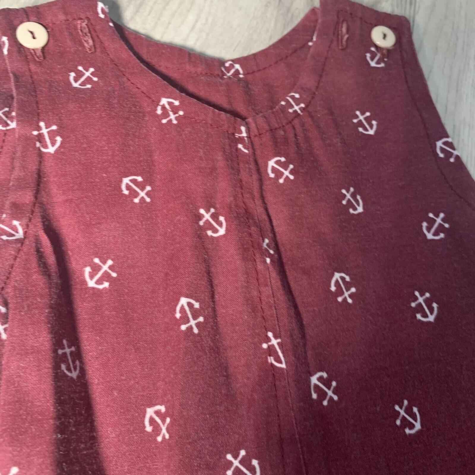 Little Almond May Boys Sea Anchor Romper 12-18 Months.