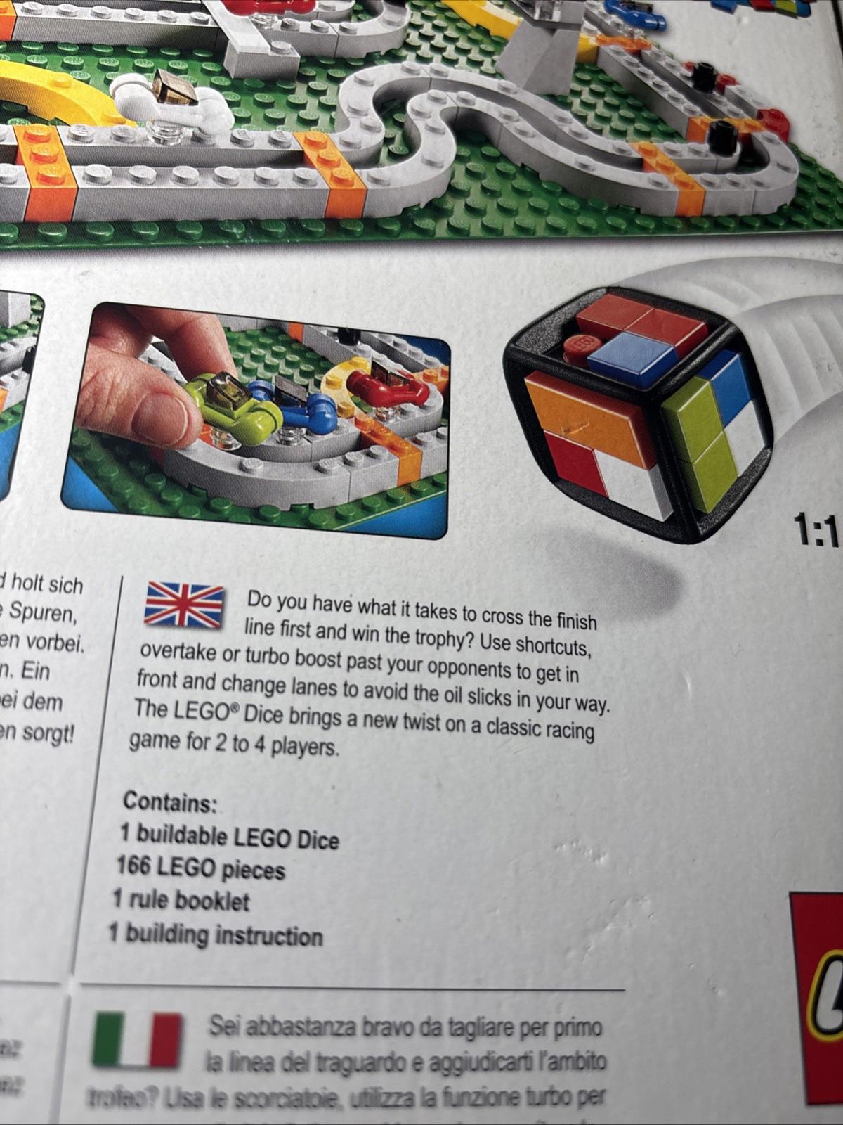 Lego Race 3000 Board Game 3839 Racing Track Complete w/Box & Manuals (Used).