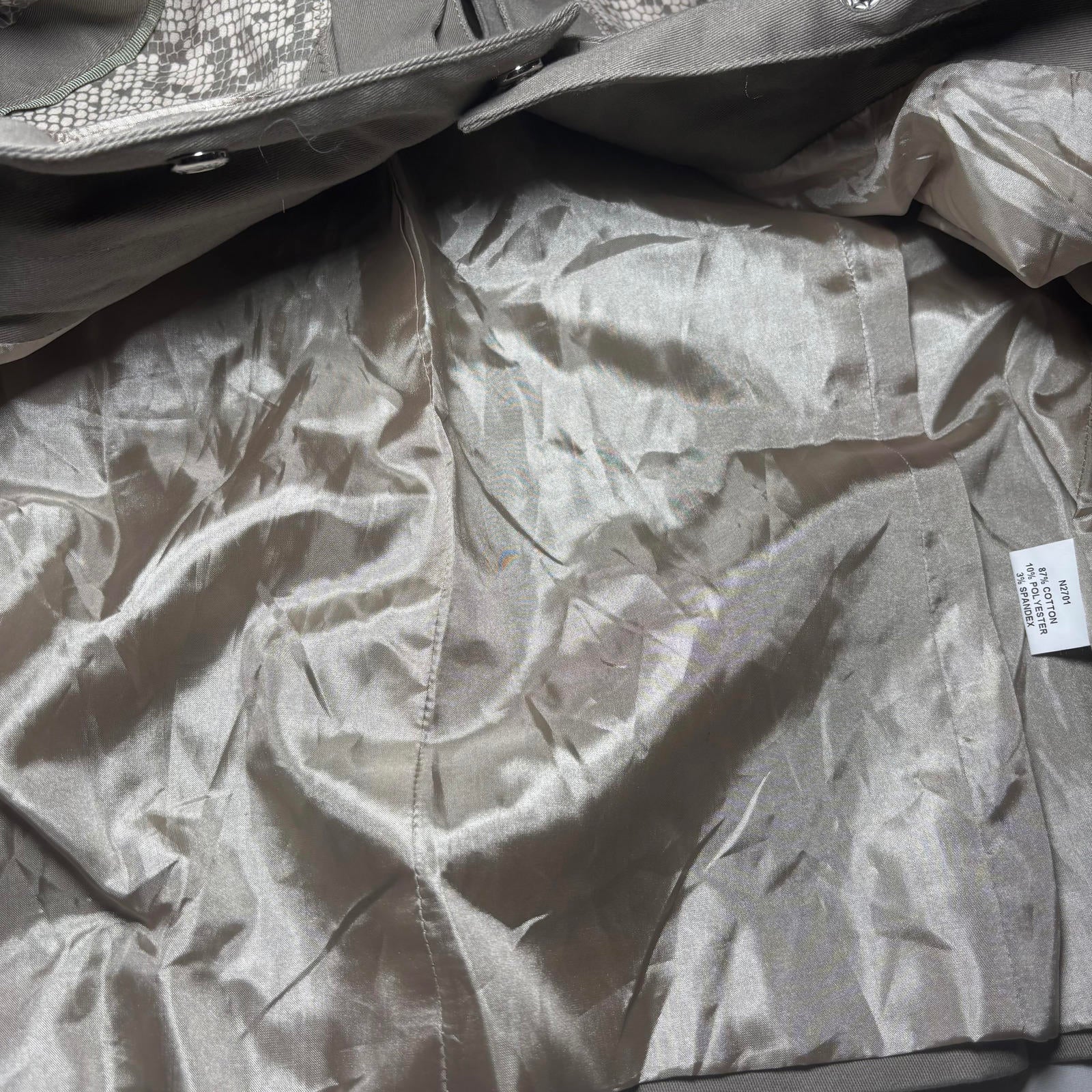 Noni B Medium Women's Snake Print Panel Jacket  #SnakePrint - Come Sell Nearly Anything