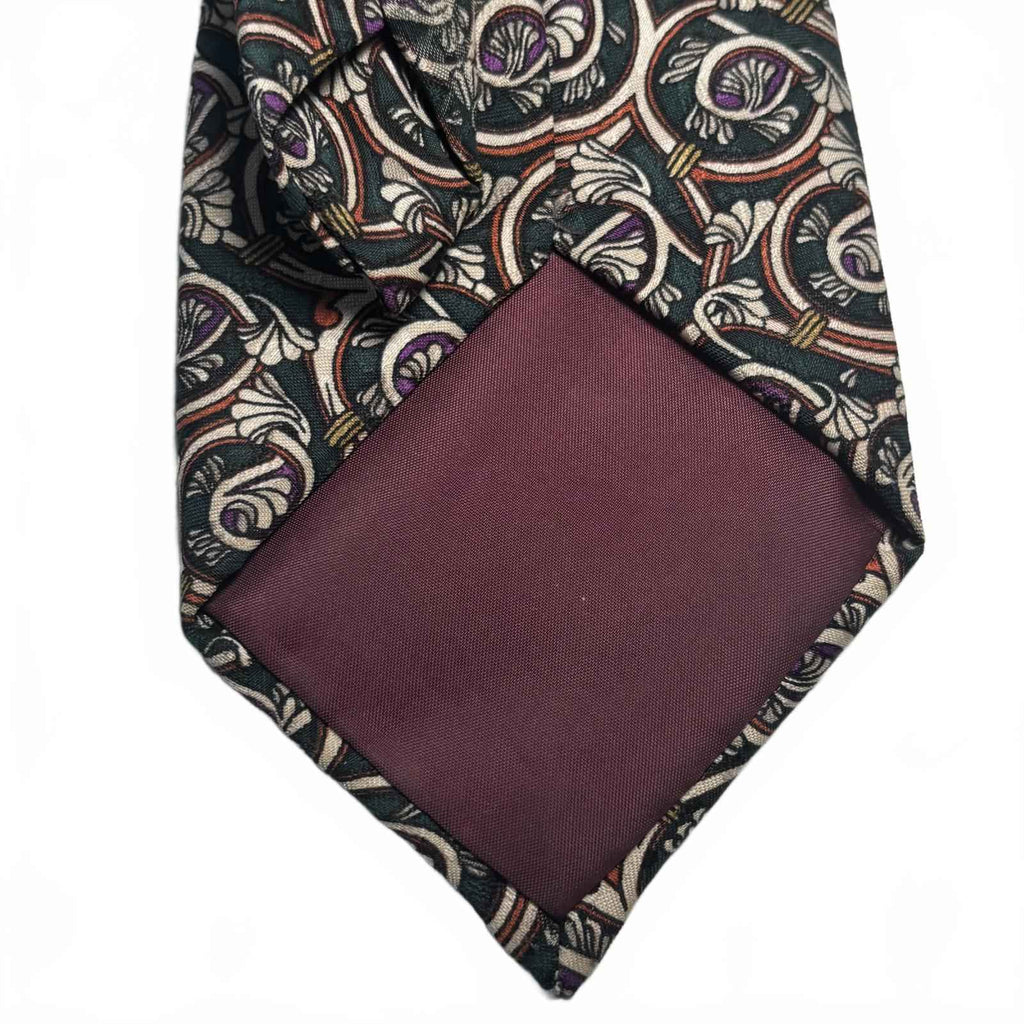 John & Lois Men's Tie with Ornate Pattern