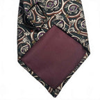 John & Lois Men's Tie with Ornate Pattern