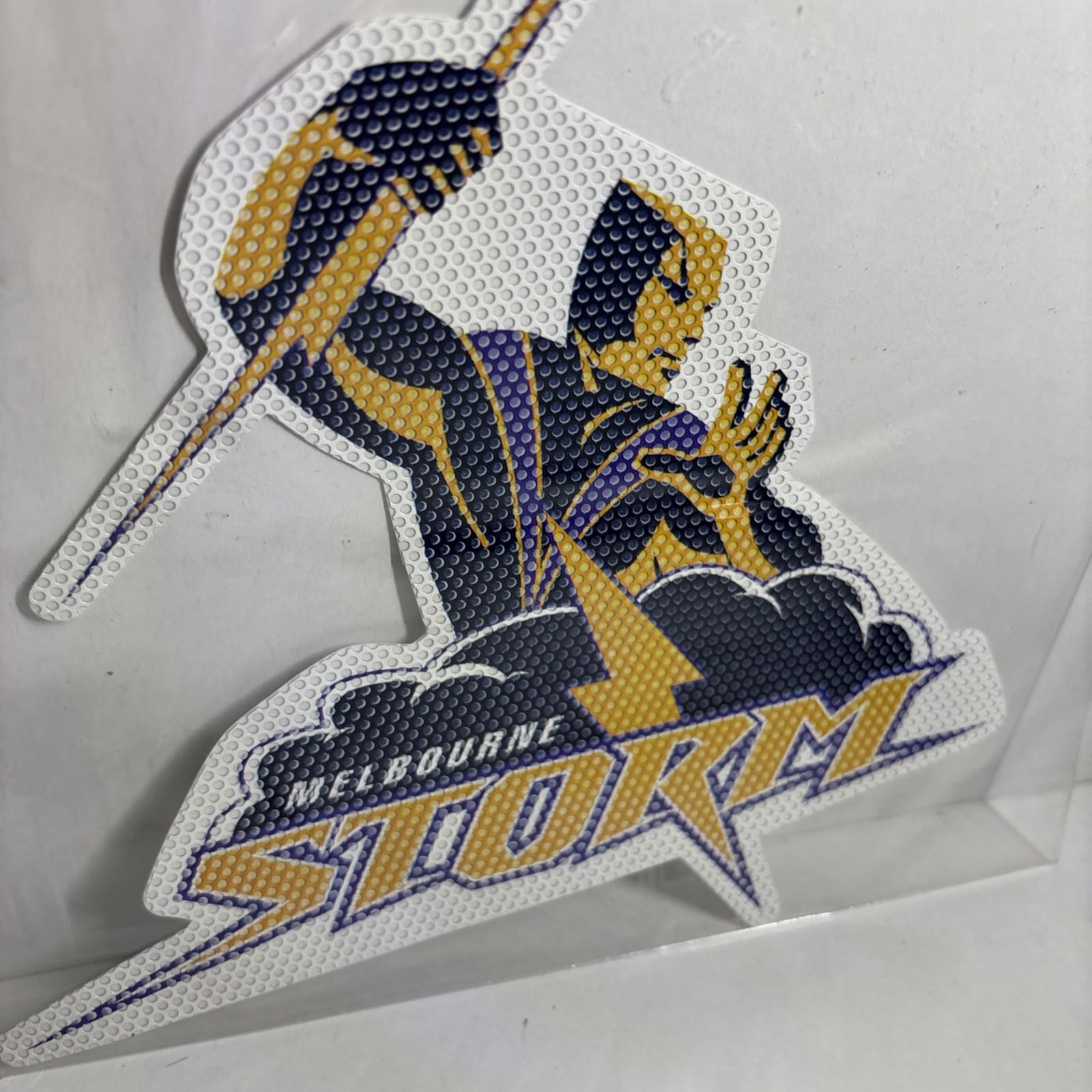 NRL Car UV Rated Decal Sticker - Melbourne Storm - See Thru - New Design - Come Sell Nearly Anything