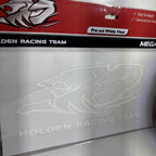 HOLDEN RACING TEAM HRT WHITE MEGA DECAL LOGO AND WORDS CAR STICKER Vinyl