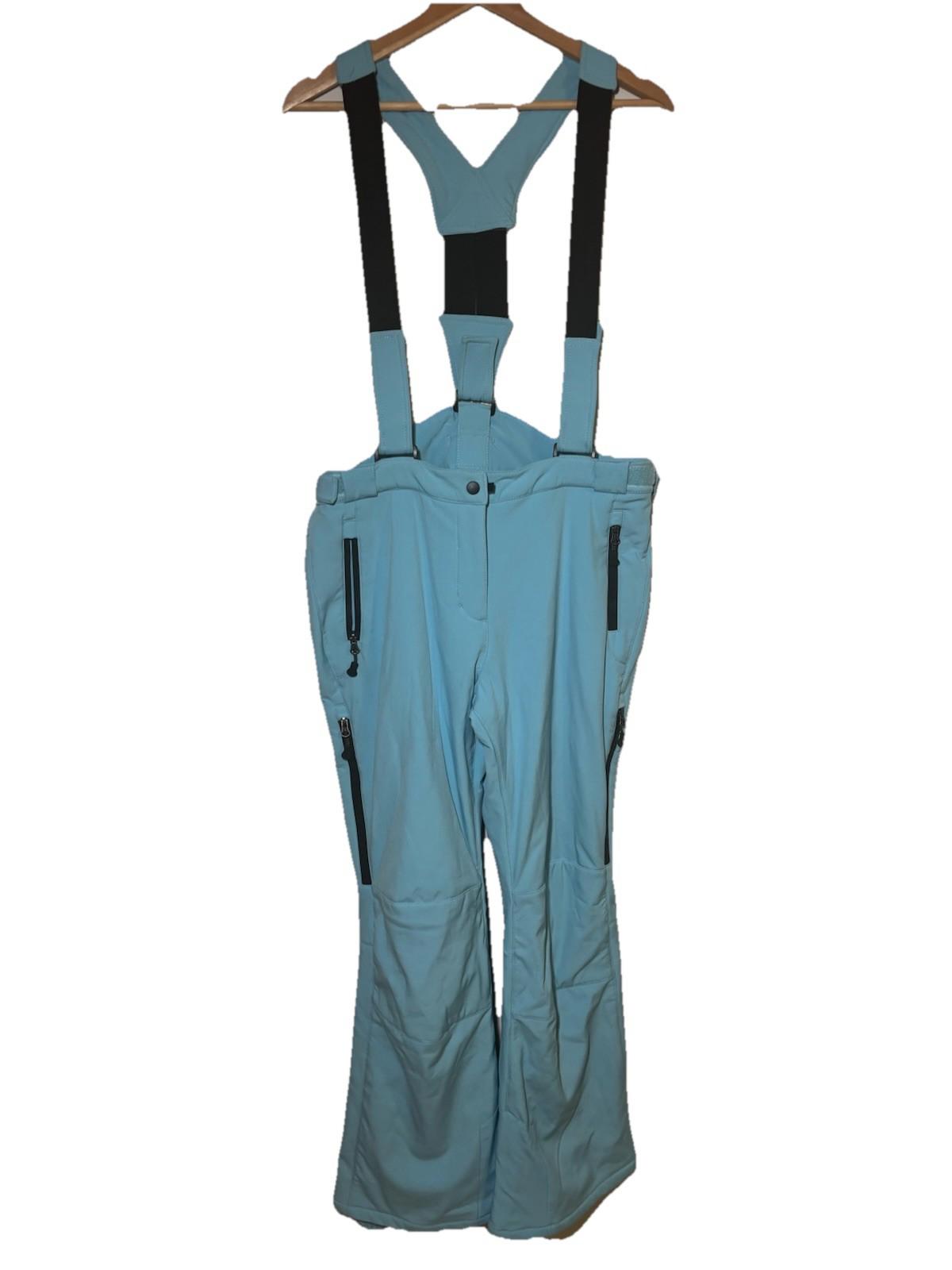 Crane Sports Womens Aqua Snow Pants Bib Size L Brand New no Tags - Come Sell Nearly Anything